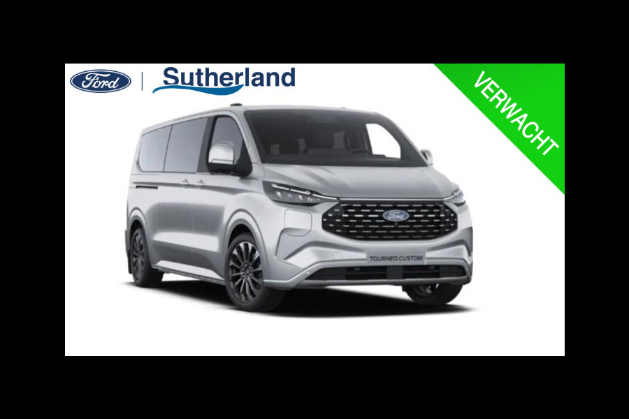 Ford Transit Custom Tourneo 340 2.5 PHEV L2H1 Titanium X | 233pk | Incl. BTW/BPM Rijklaar | Handsfree elektrische dubbele zijschuifdeuren | Inklapbare trekhaak | Tourneo Luxury Pack | Verwarmbaar stuurwiel
