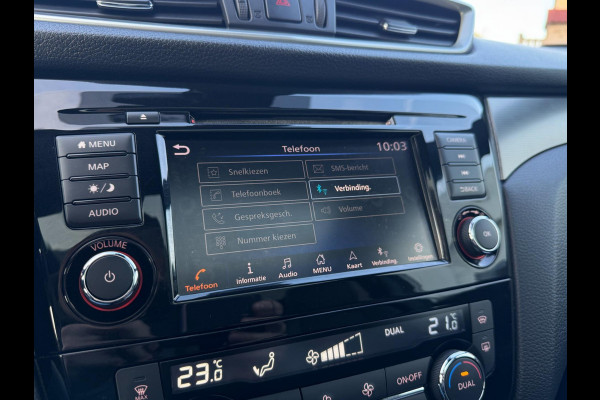 Nissan QASHQAI 1.3 DIG-T Tekna + TREKHAAK AFN. / 360 CAMERA / ST. VERWARMING / PANORAMADAK / NAVIGATIE / CARPLAY / CRUISE / PARELM