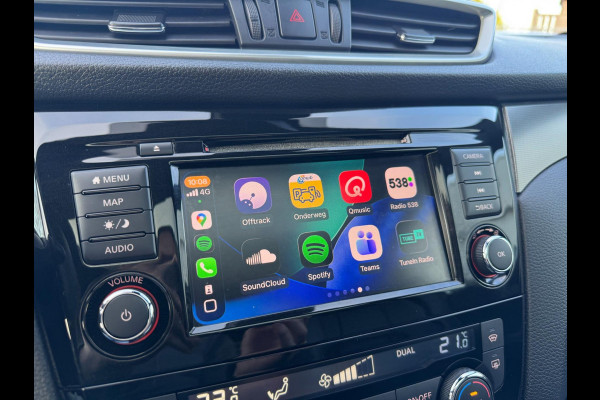 Nissan QASHQAI 1.3 DIG-T Tekna + TREKHAAK AFN. / 360 CAMERA / ST. VERWARMING / PANORAMADAK / NAVIGATIE / CARPLAY / CRUISE / PARELM
