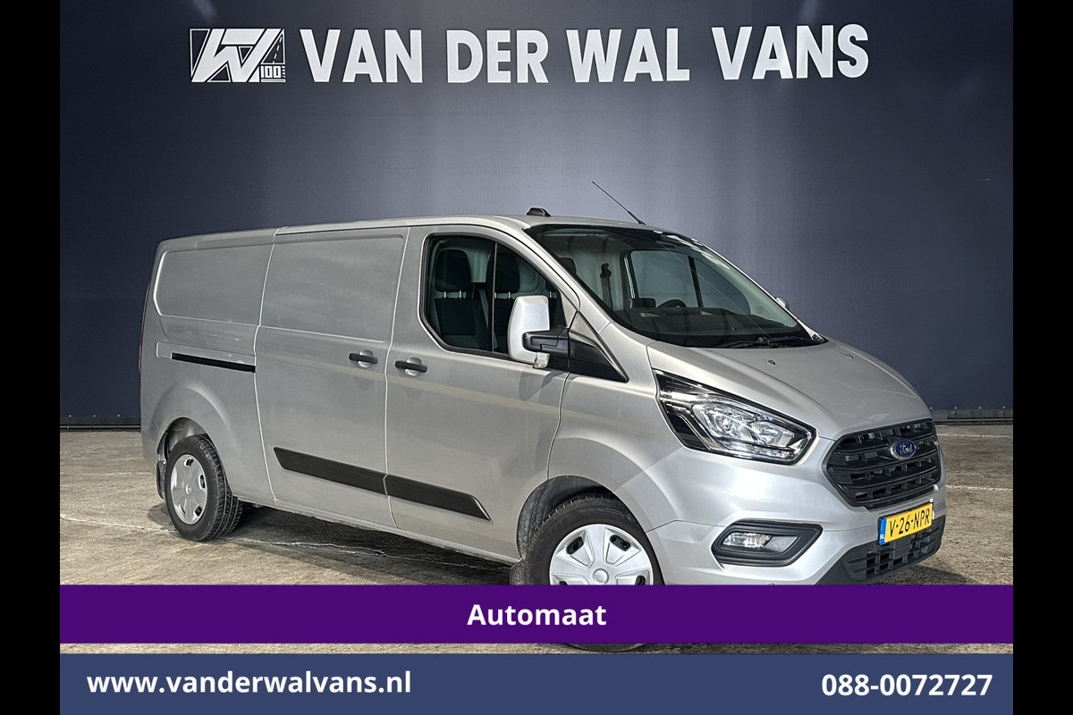 Ford Transit Custom 2.0 TDCI 130pk Automaat L2H1 Euro6 Airco | Apple Carplay | Android Auto | LED | Cruisecontrol Parkeersensoren, Verwarmde voorruit, Bijrijdersbank