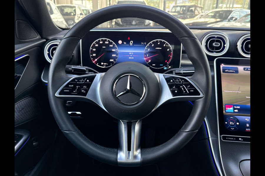 Mercedes-Benz C-Klasse 180 Luxury Line | Sfeerverl. | Memory seat | Carplay | Dodehoek as.