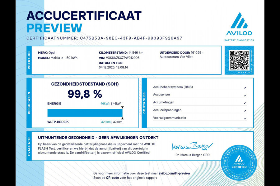 Opel Mokka-e Elegance 50-kWh | Level 3 | SOH 99,8% | Navigatie 10 inch scherm | Carplay | Winterpakket |