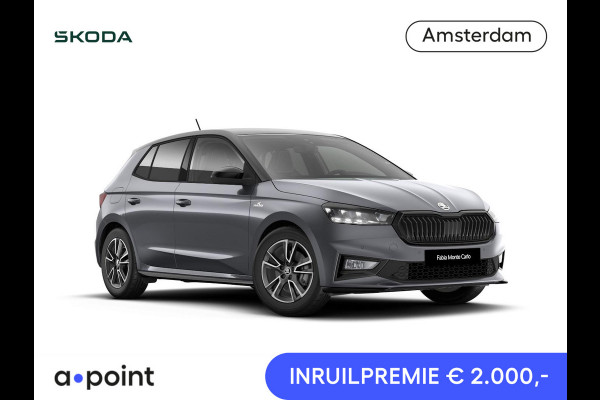 Škoda Fabia Monte Carlo 1.0 TSI 95 pk 5 versn. Hand | Travel assist | Verwarmbare voorstoelen