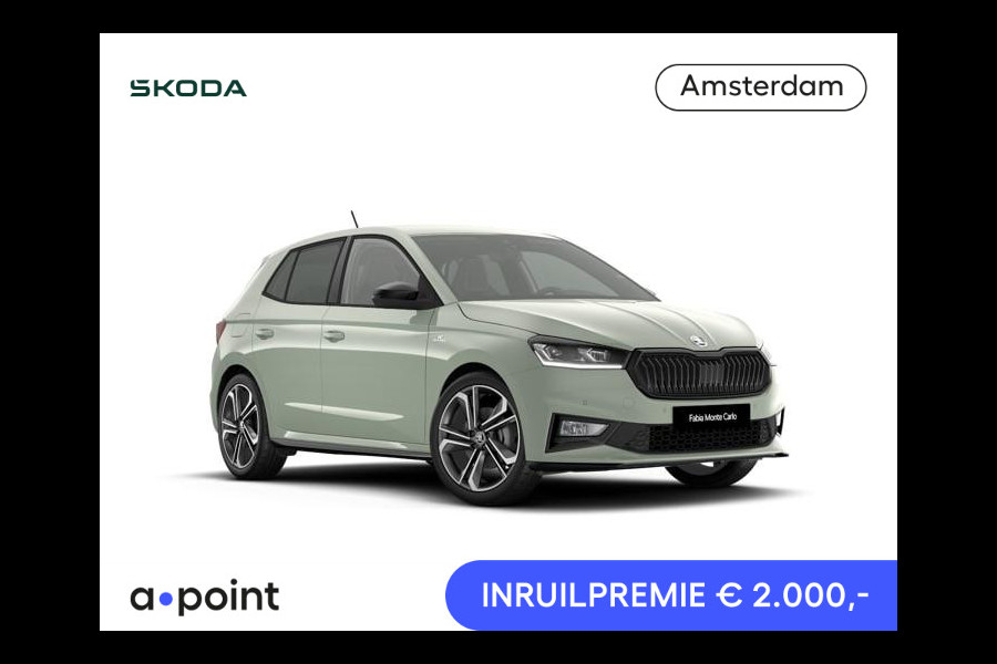 Škoda Fabia Monte Carlo 1.0 TSI 115 pk 7 versn. DSG | Navigatie pakket | Travel assist | Licht en Zicht plus | Verwarmbare voorstoelen