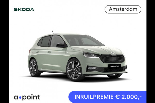 Škoda Fabia Monte Carlo 1.0 TSI 115 pk 7 versn. DSG | Navigatie pakket | Travel assist | Licht en Zicht plus | Verwarmbare voorstoelen