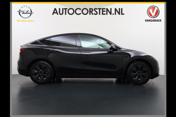 Tesla Model Y LFP-Accu SOH 95% W-pomp Sentry-Mode FSD-4 Camera's Pano-dak Adap.Cruise Navi RWD Ecc Autopilot Stoel+Stuur+Achterbank Verwarming Elek.Achterklep Dodehoek detector Draadloze telefoonlader Origineel Nederlandse Auto Accugarantie 1600kg trekvermogen 12-2032 fabr.gar.