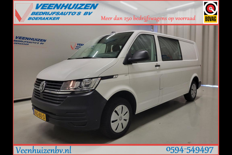 Volkswagen Transporter 2.0TDI L2/H1 Dubbele Cabine Euro 6!