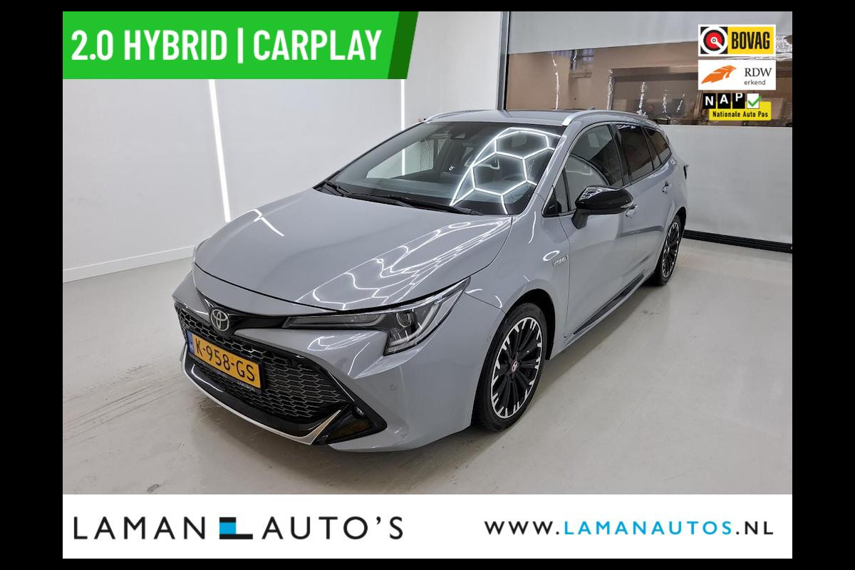 Toyota Corolla Touring Sports 2.0 Hybrid 184pk GR-Sport | CarPlay Halfleder ECC ACC LED 17" LMV Camera Metallic | Hybrid Voorschoten