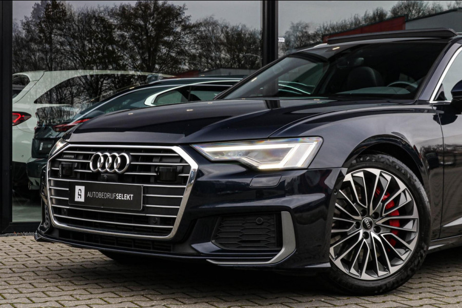 Audi A6 Avant 55 TFSI e quattro - PANO - TREKHAAK - MATRIX - 360 CAM - ELETKR. STOELEN - STUURWIEL VERWARMD - COMPETITION - 367pk