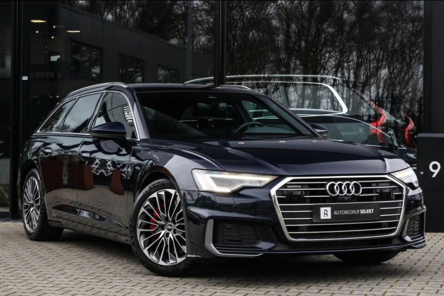 Audi A6 Avant 55 TFSI e quattro - PANO - TREKHAAK - MATRIX - 360 CAM - ELETKR. STOELEN - STUURWIEL VERWARMD - COMPETITION - 367pk