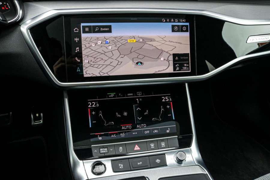 Audi A6 Avant 55 TFSI e quattro - PANO - TREKHAAK - MATRIX - 360 CAM - ELETKR. STOELEN - STUURWIEL VERWARMD - COMPETITION - 367pk