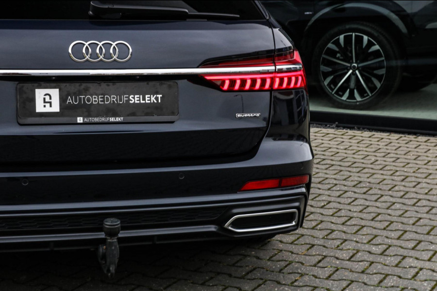 Audi A6 Avant 55 TFSI e quattro - PANO - TREKHAAK - MATRIX - 360 CAM - ELETKR. STOELEN - STUURWIEL VERWARMD - COMPETITION - 367pk