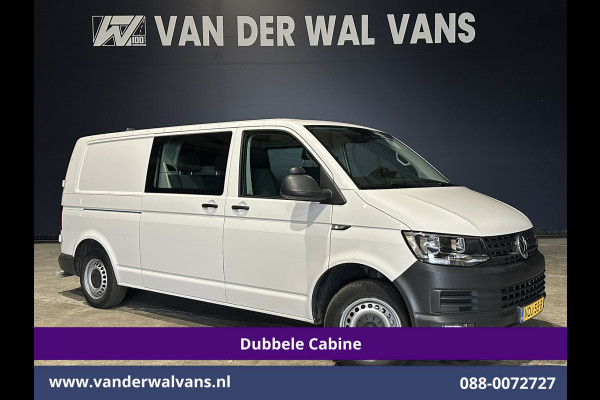 Volkswagen Transporter 2.0 TDI 150pk L2H1 Dubbele Cabine Euro6 inrichting Airco | 5-Zits | Camera | Cruisecontrol | 2500kg Trekhaak Parkeersensoren