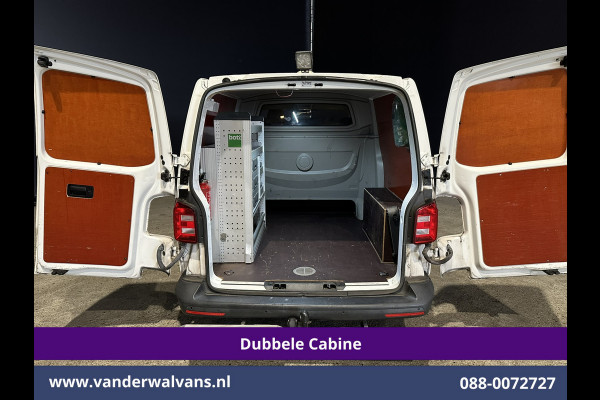 Volkswagen Transporter 2.0 TDI 150pk L2H1 Dubbele Cabine Euro6 inrichting Airco | 5-Zits | Camera | Cruisecontrol | 2500kg Trekhaak Parkeersensoren