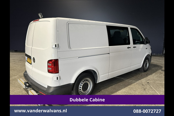 Volkswagen Transporter 2.0 TDI 150pk L2H1 Dubbele Cabine Euro6 inrichting Airco | 5-Zits | Camera | Cruisecontrol | 2500kg Trekhaak Parkeersensoren