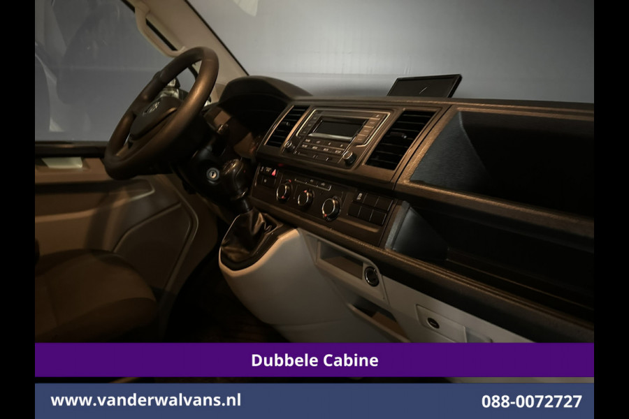 Volkswagen Transporter 2.0 TDI 150pk L2H1 Dubbele Cabine Euro6 inrichting Airco | 5-Zits | Camera | Cruisecontrol | 2500kg Trekhaak Parkeersensoren