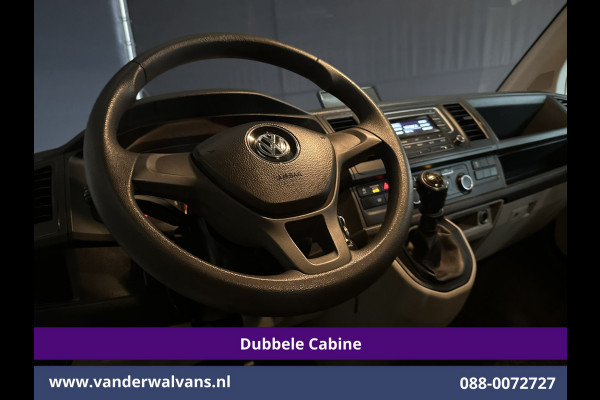 Volkswagen Transporter 2.0 TDI 150pk L2H1 Dubbele Cabine Euro6 inrichting Airco | 5-Zits | Camera | Cruisecontrol | 2500kg Trekhaak Parkeersensoren