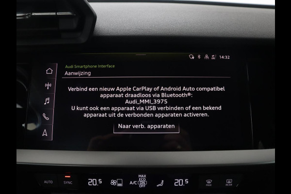 Audi A3 30 TFSI Business edition | Trekhaak | Adaptive cruise | Carplay | Park Assist | Climate control | Virtual Cockpit | Full LED | Sportstoelen | Navigatie | Parkeerhulp