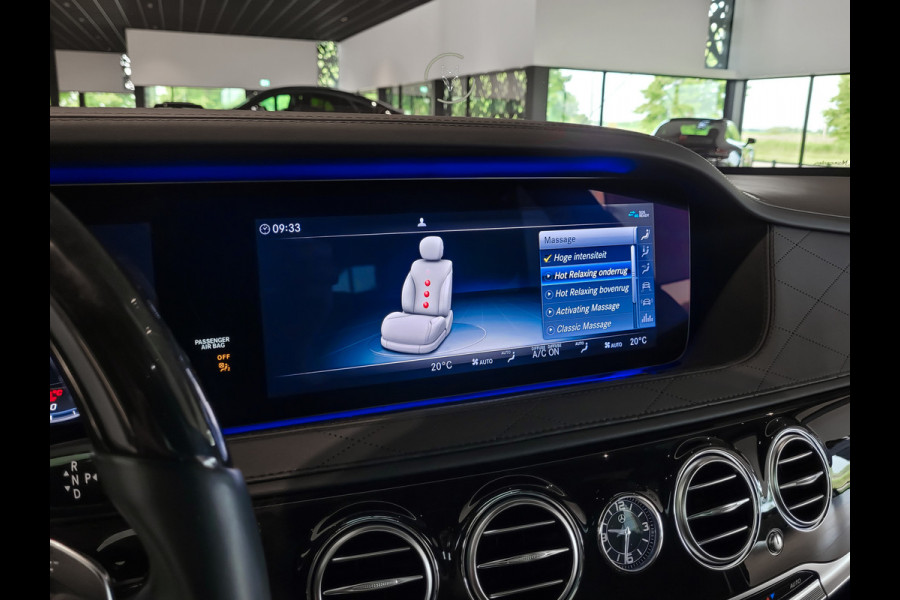 Mercedes-Benz S-Klasse 560 Lang 4-M AMG Exclusive|4*massage/koeling|20"|entertainment|standkachel|HUD|nachtzicht