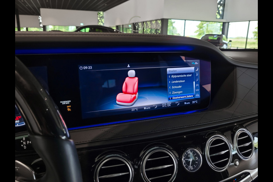 Mercedes-Benz S-Klasse 560 Lang 4-M AMG Exclusive|4*massage/koeling|20"|entertainment|standkachel|HUD|nachtzicht