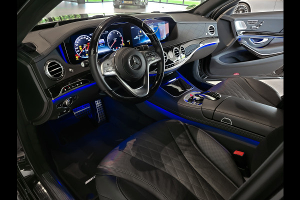 Mercedes-Benz S-Klasse 560 Lang 4-M AMG Exclusive|4*massage/koeling|20"|entertainment|standkachel|HUD|nachtzicht