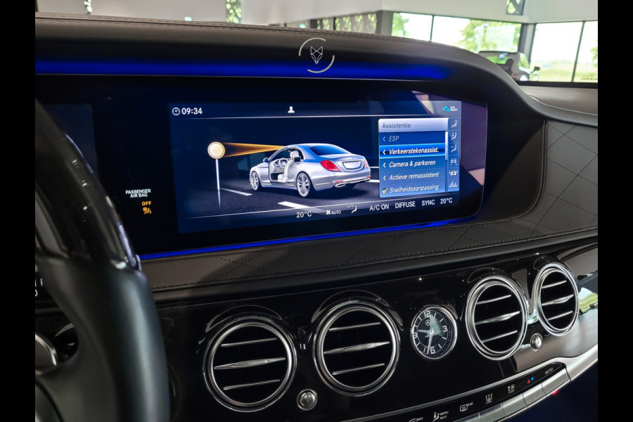 Mercedes-Benz S-Klasse 560 Lang 4-M AMG Exclusive|4*massage/koeling|20"|entertainment|standkachel|HUD|nachtzicht