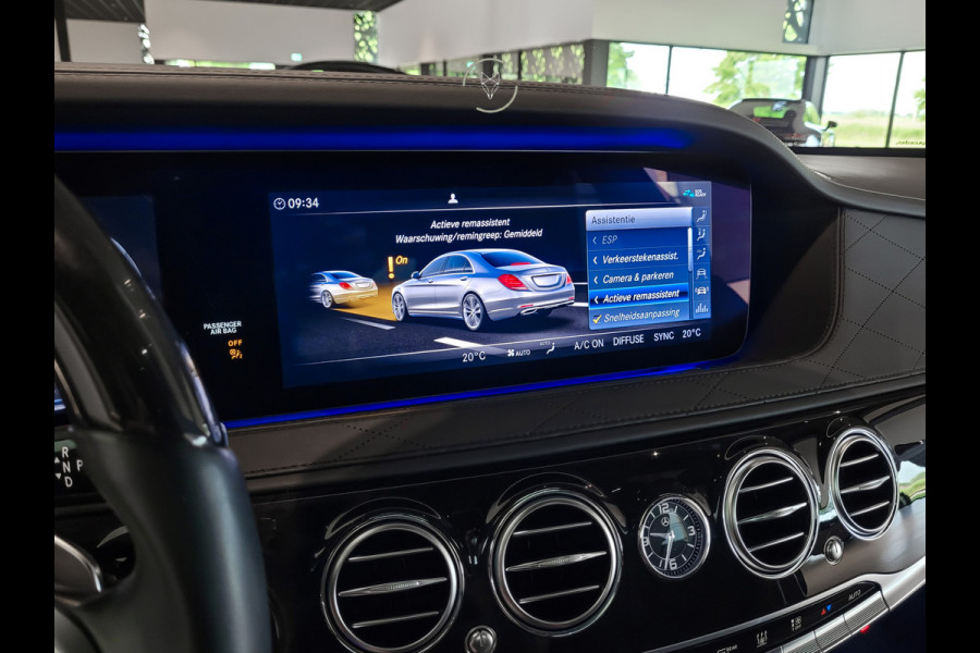 Mercedes-Benz S-Klasse 560 Lang 4-M AMG Exclusive|4*massage/koeling|20"|entertainment|standkachel|HUD|nachtzicht