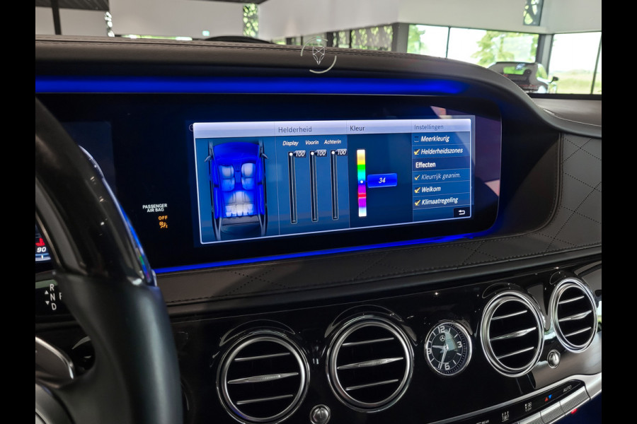 Mercedes-Benz S-Klasse 560 Lang 4-M AMG Exclusive|4*massage/koeling|20"|entertainment|standkachel|HUD|nachtzicht