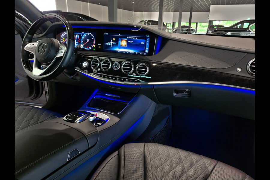 Mercedes-Benz S-Klasse 560 Lang 4-M AMG Exclusive|4*massage/koeling|20"|entertainment|standkachel|HUD|nachtzicht