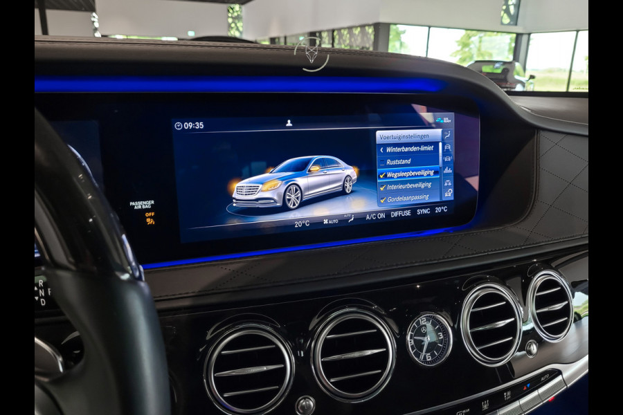 Mercedes-Benz S-Klasse 560 Lang 4-M AMG Exclusive|4*massage/koeling|20"|entertainment|standkachel|HUD|nachtzicht
