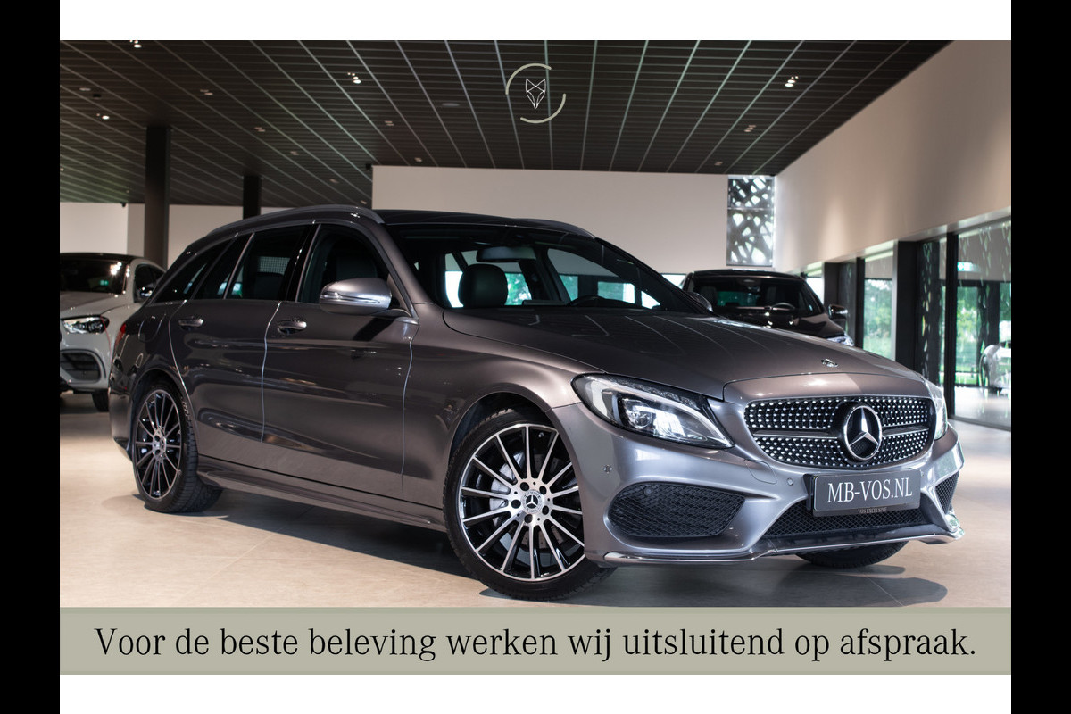 Mercedes-Benz C-Klasse Estate 180 AMG Sport Edition BTW|Leder|Sfeerverlichting|Aut-kofferklep|LED|19"|New Service/APK