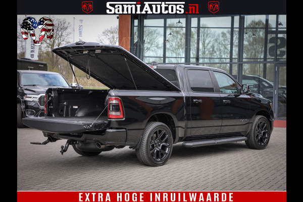 Dodge Ram 1500 LARAMIE SPORT 4X4 5.7 V8 | PRINS LPG | CAMERA | APPLE CARPLAY | 3500KG | FULL LED | CRUISE | MEMORY SEATS | LEDER | DUBBELE CABINE | CREWCAB Voorraad Nr: 2529 - 641277