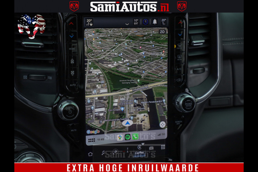 Dodge Ram 1500 Laramie Sport 5.7 V8 HEMI 402PK 4x4 | Panorama dak | 12' Scherm |Granite Crystal Metallic | Crew Cab | 5 Persoons | Dubbele Cabine | DC | VOORRAAD NR 2524 - 41249 |