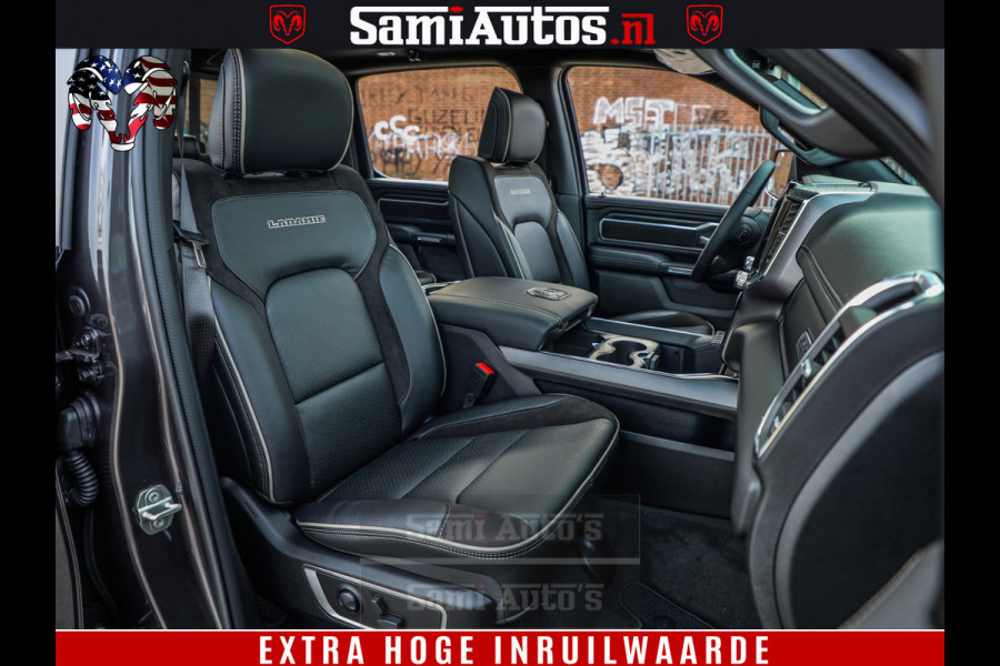 Dodge Ram 1500 Laramie Sport 5.7 V8 HEMI 402PK 4x4 | Panorama dak | 12' Scherm |Granite Crystal Metallic | Crew Cab | 5 Persoons | Dubbele Cabine | DC | VOORRAAD NR 2524 - 41249 |
