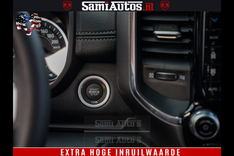 Dodge Ram 1500 Laramie Sport 5.7 V8 HEMI 402PK 4x4 | Panorama dak | 12' Scherm |Granite Crystal Metallic | Crew Cab | 5 Persoons | Dubbele Cabine | DC | VOORRAAD NR 2524 - 41249 |