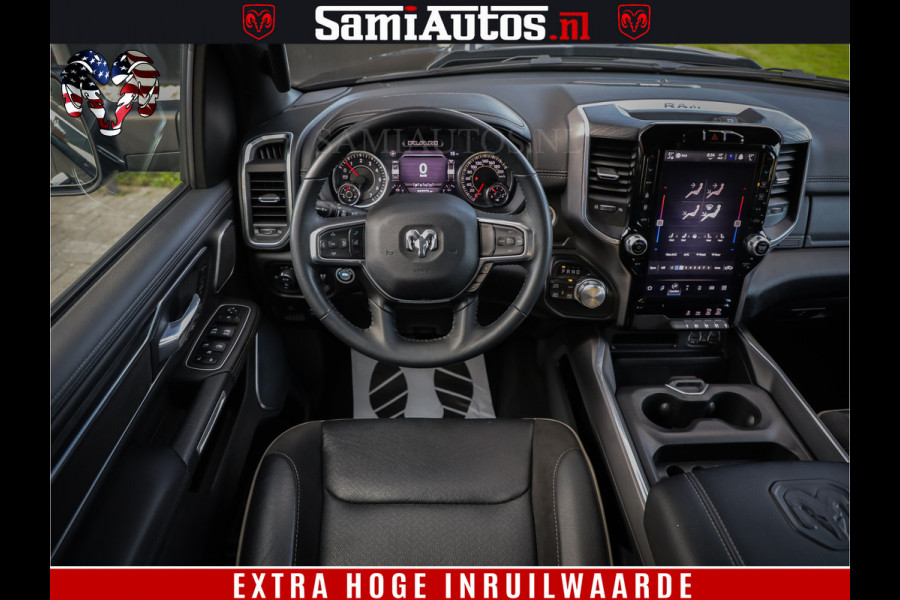 Dodge Ram 1500 Laramie Hemi 5.7 V8 4x4 Crew Cab DC | Panorama Dak | 12' Grootscherm | Comfortabele Dubbele Cabine met Royale 5 Zitplaatsen | Voorraad Nr 2521-41242