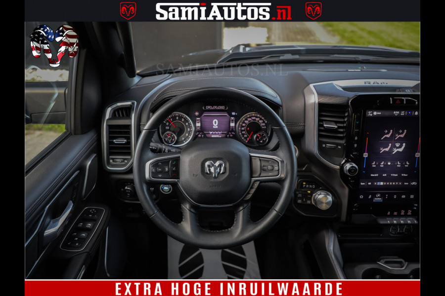 Dodge Ram 1500 Laramie Hemi 5.7 V8 4x4 Crew Cab DC | Panorama Dak | 12' Grootscherm | Comfortabele Dubbele Cabine met Royale 5 Zitplaatsen | Voorraad Nr 2521-41242