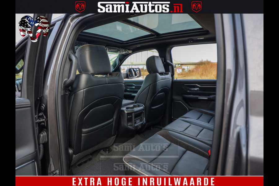Dodge Ram 1500 Laramie Sport 5.7 V8 HEMI 402PK 4x4 | Panorama dak | 12' Scherm |Granite Crystal Metallic | Crew Cab | 5 Persoons | Dubbele Cabine | DC | VOORRAAD NR 2522 - 41248 |