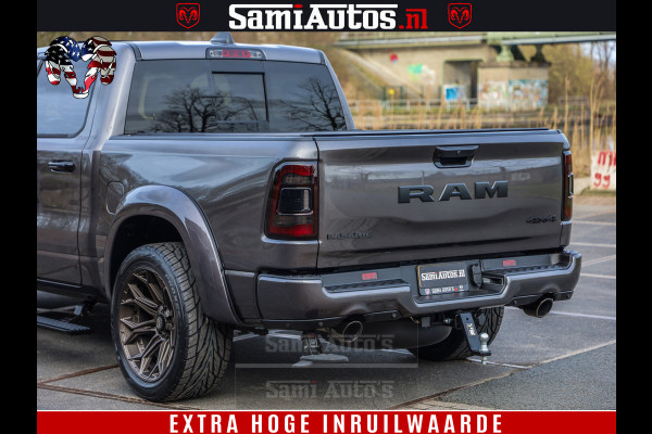Dodge Ram 1500 Laramie Sport 5.7 V8 HEMI 402PK 4x4 | Panorama dak | 12' Scherm |Granite Crystal Metallic | Crew Cab | 5 Persoons | Dubbele Cabine | DC | VOORRAAD NR 2522 - 41248 |