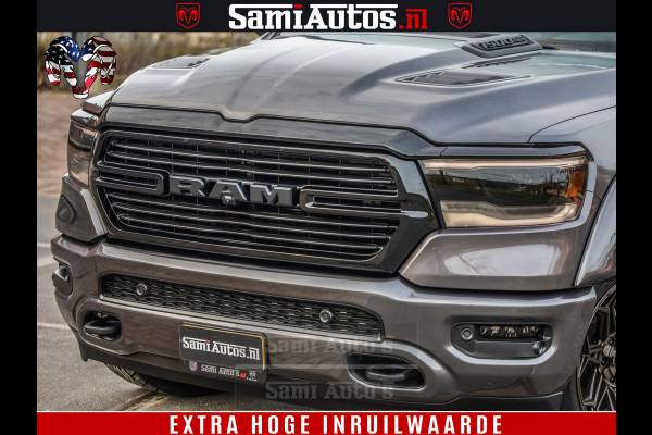 Dodge Ram 1500 Laramie Sport 5.7 V8 HEMI 402PK 4x4 | Panorama dak | 12' Scherm |Granite Crystal Metallic | Crew Cab | 5 Persoons | Dubbele Cabine | DC | VOORRAAD NR 2522 - 41248 |