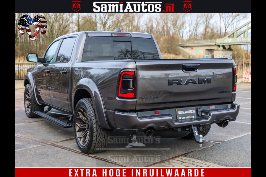 Dodge Ram 1500 Laramie Sport 5.7 V8 HEMI 402PK 4x4 | Panorama dak | 12' Scherm |Granite Crystal Metallic | Crew Cab | 5 Persoons | Dubbele Cabine | DC | VOORRAAD NR 2522 - 41248 |