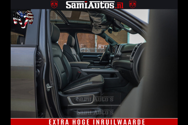 Dodge Ram 1500 Laramie Sport 5.7 V8 HEMI 402PK 4x4 | Panorama dak | 12' Scherm |Granite Crystal Metallic | Crew Cab | 5 Persoons | Dubbele Cabine | DC | VOORRAAD NR 2522 - 41248 |