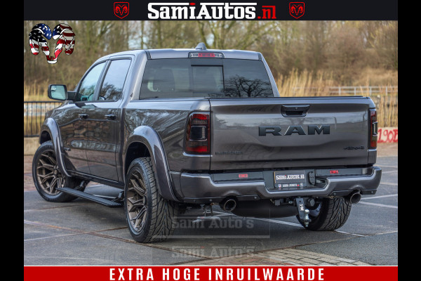 Dodge Ram 1500 Laramie Sport 5.7 V8 HEMI 402PK 4x4 | Panorama dak | 12' Scherm |Granite Crystal Metallic | Crew Cab | 5 Persoons | Dubbele Cabine | DC | VOORRAAD NR 2522 - 41248 |