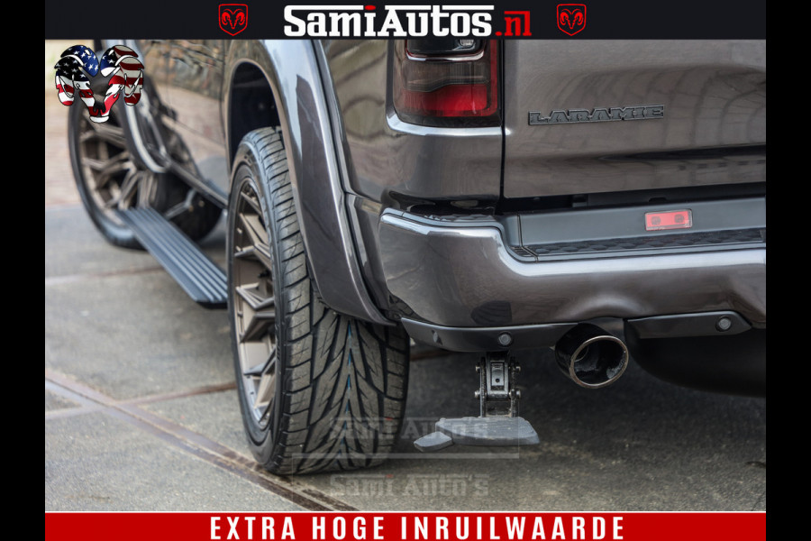 Dodge Ram 1500 Laramie Sport 5.7 V8 HEMI 402PK 4x4 | Panorama dak | 12' Scherm |Granite Crystal Metallic | Crew Cab | 5 Persoons | Dubbele Cabine | DC | VOORRAAD NR 2522 - 41248 |