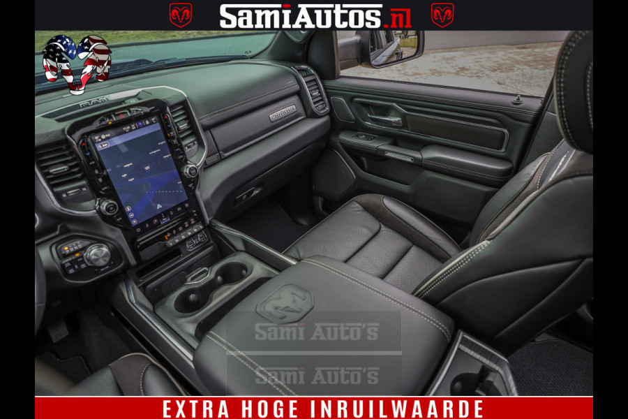 Dodge Ram 1500 Laramie Sport 5.7 V8 HEMI 402PK 4x4 | Panorama dak | 12' Scherm |Granite Crystal Metallic | Crew Cab | 5 Persoons | Dubbele Cabine | DC | VOORRAAD NR 2522 - 41248 |