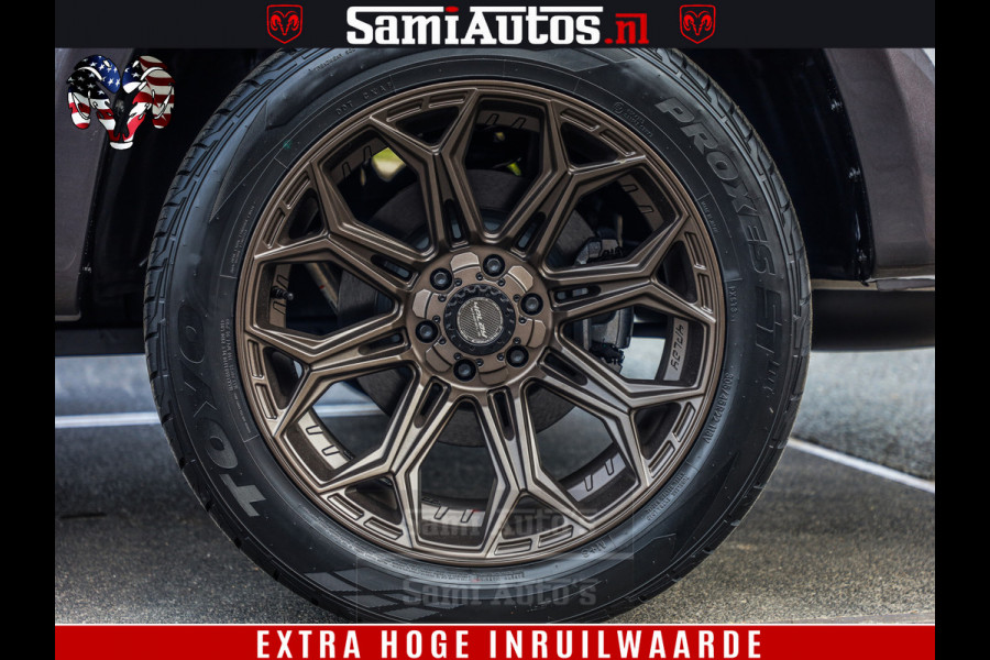 Dodge Ram 1500 Laramie Sport 5.7 V8 HEMI 402PK 4x4 | Panorama dak | 12' Scherm |Granite Crystal Metallic | Crew Cab | 5 Persoons | Dubbele Cabine | DC | VOORRAAD NR 2522 - 41248 |