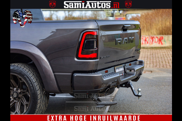 Dodge Ram 1500 Laramie Sport 5.7 V8 HEMI 402PK 4x4 | Panorama dak | 12' Scherm |Granite Crystal Metallic | Crew Cab | 5 Persoons | Dubbele Cabine | DC | VOORRAAD NR 2522 - 41248 |