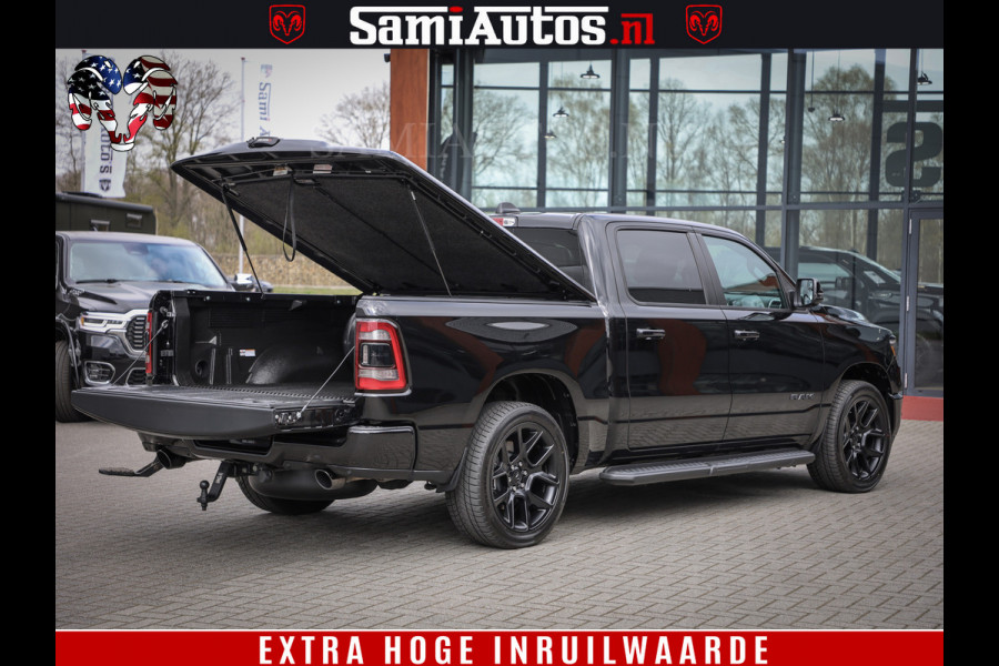 Dodge Ram 1500 LARAMIE SPORT 4X4 5.7 V8 | PRINS LPG | CAMERA | APPLE CARPLAY | 3500KG | FULL LED | CRUISE | MEMORY SEATS | LEDER | DUBBELE CABINE | CREWCAB Voorraad Nr: 2525 - 41256