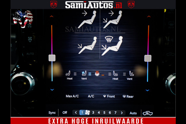 Dodge Ram 1500 Laramie 5.7 V8 4x4 Crew Cab DC | PANO DAK | 12' Grootscherm | Comfortabele Dubbele Cabine met Royale 5 Zitplaatsen | Voorraad Nr 2502 - 41254