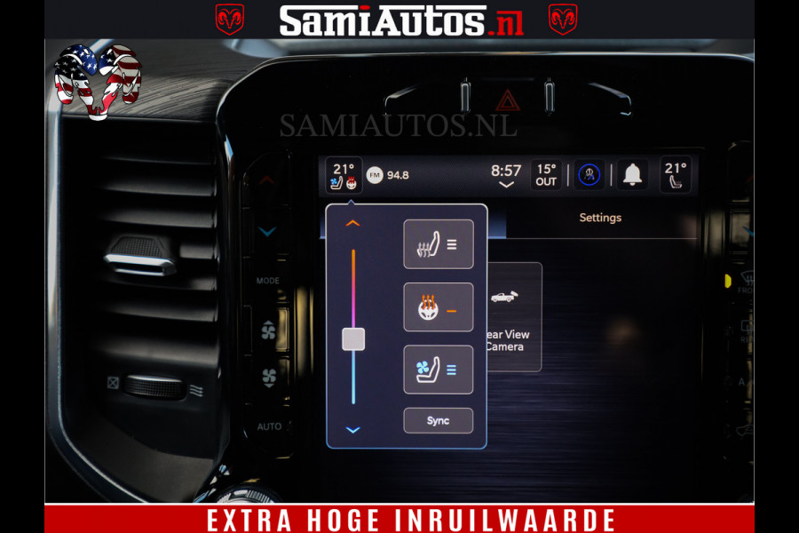 Dodge Ram 1500 Laramie 5.7 V8 4x4 Crew Cab DC | PANO DAK | 12' Grootscherm | Comfortabele Dubbele Cabine met Royale 5 Zitplaatsen | Voorraad Nr 2502 - 41254